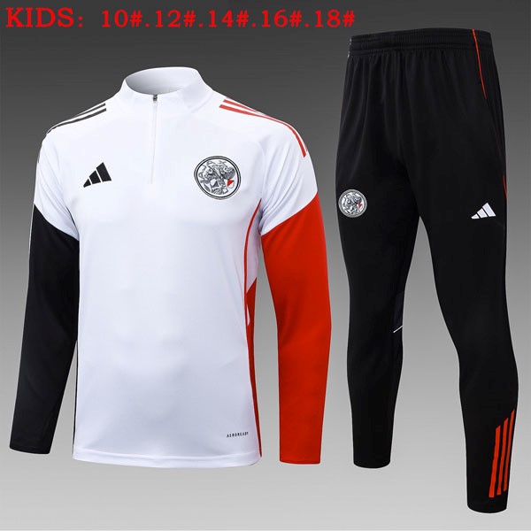 Ninos Sudadera De Training Ajax 2025/26 Blanco 5